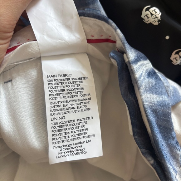 Twisted Tailor Blue and White Velvet Suit - Picture 6 of 6